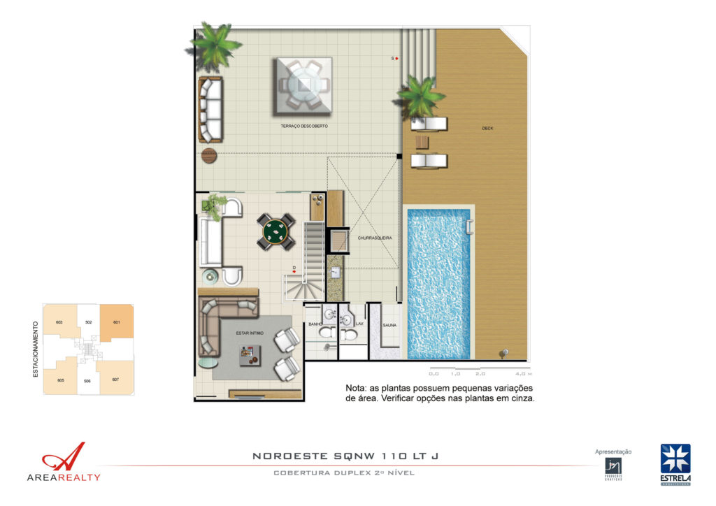 Planta do HOPE Residencial Noroeste