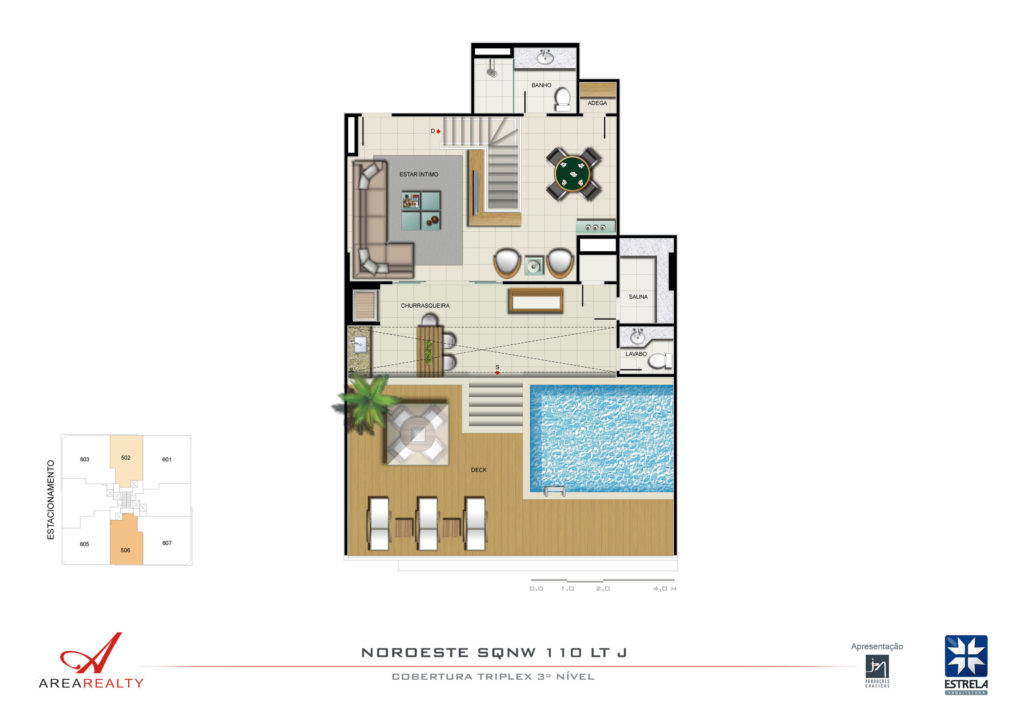 Planta do HOPE Residencial Noroeste
