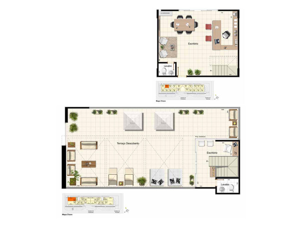 Planta do Office 300