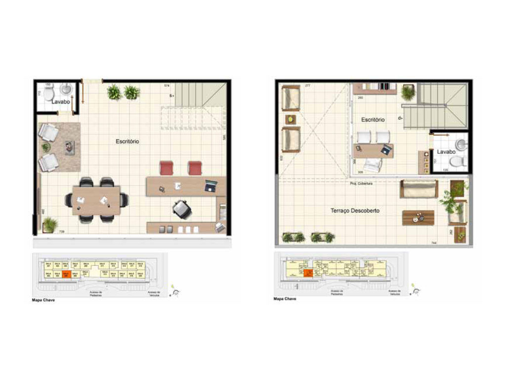 Planta do Office 300
