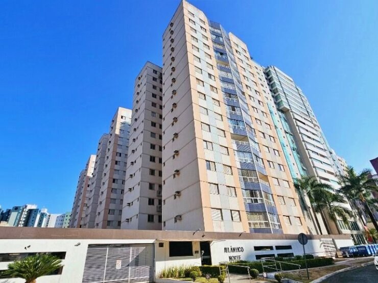 APARTAMENTO PARA VENDA OU LOCAÇÃO EM ÁGUAS CLARAS – COM VAGA NA GARAGEM – VARANDA  – ÁREA DE LAZER COMPLETA – ANDAR ALTO